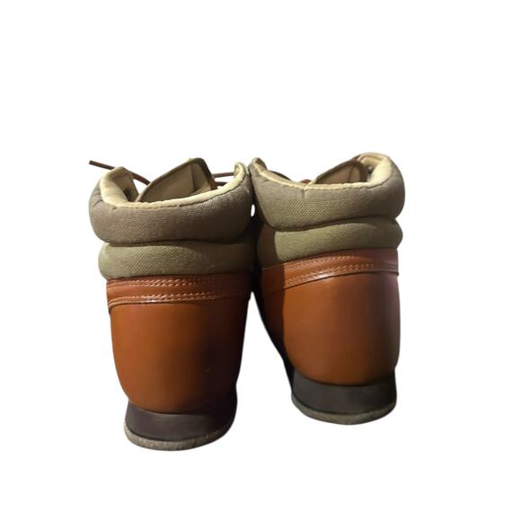 Vintage Cabelas Felt Bottom Faux Leather Wader Boots Size 6 Fishing Outdoor Used - Picture 6 of 10